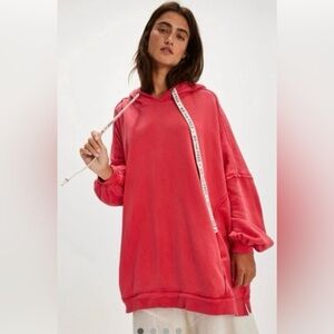 FREE PEOPLE x We The Free We Hoodie  High Risk Red size extra small